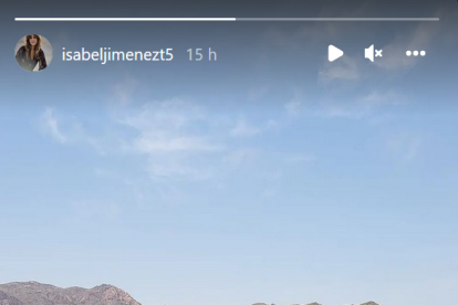 Isabel publica imágenes de las playas donde ha estado.