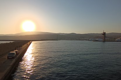 Avance del atardecer desde el faro