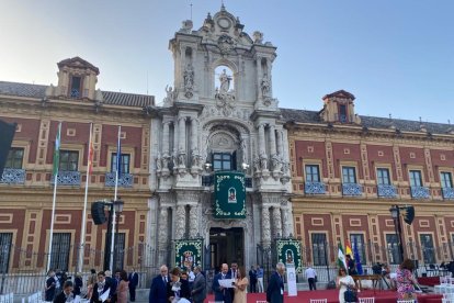 Vista general del Palacio de San Telmo.