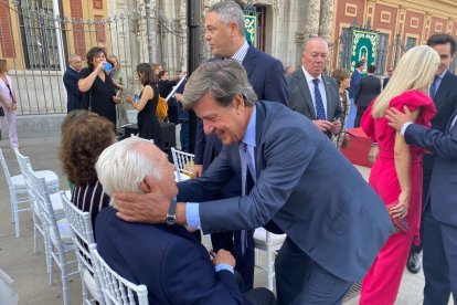 Curro Romero y Cayetano Martínez de Irujo.