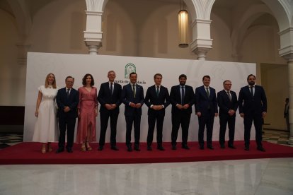 El PP arropó a Moreno Bonilla.