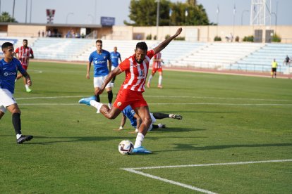 Dyego Sousa en acción.