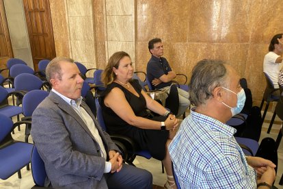 A la izquierda, Jerónimo Parra (Cámara de Comercio).