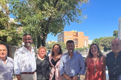 Los consejeros almerienses, con representantes del sector pesquero de la provincia.