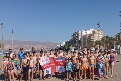 Una jornada de playa en E Palmeral.