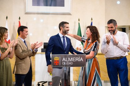 La imagen del relevo en Alcaldía.