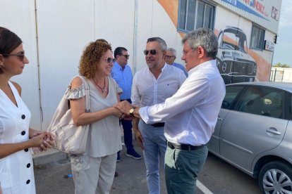 María López, Juan Antonio Lorenzo y Juan Ramón Fernández.