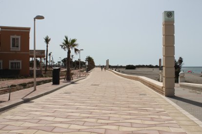 Zona en la que se conecta el paseo marítimo