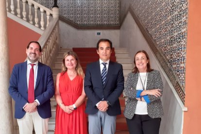 Francisco Ontiveros, Rosalía Espinosa, José Antonio Nieto y Ana María Corredera.