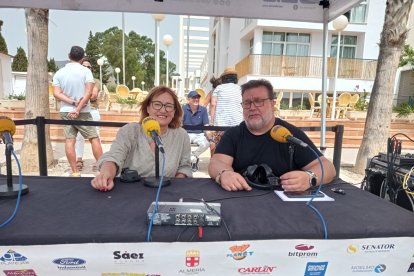 Alfredo Casas con Esperanza Pérez, alcaldesa de Níjar.