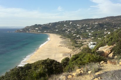 Playa de los Alemanes, en Cádiz.