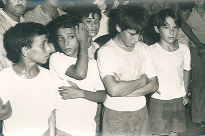 Los jugadores del Altamira contrariados.