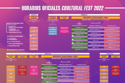Cartel del Cooltural Fest.