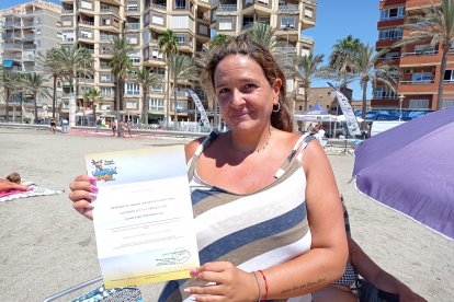 Gema con una entrada para el parque acuático Aquatropic.