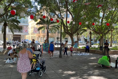 Familias en el evento.