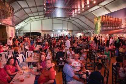 Increíble aroma a Feria el vivido el sábado noche.