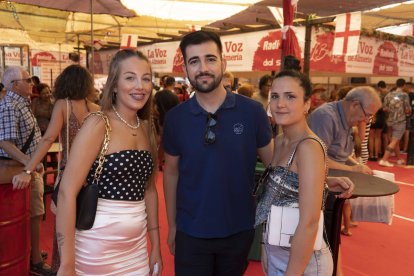 María Puertas, Antonio Cintas y Lorena López.