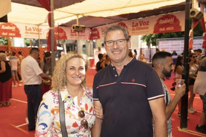 Ana María Martos Sánchez y José Manuel Alonso, de la Comandancia Naval de Almería.