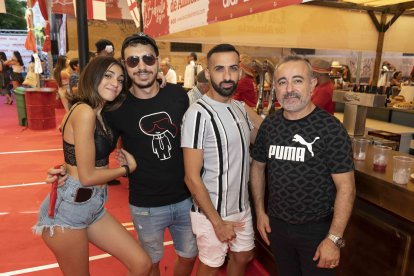 Carmen, Sorín, José y Paco.