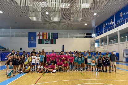 Los protagonistas de la fiesta del baloncesto.