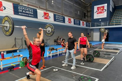 Levantando en el Palacio.