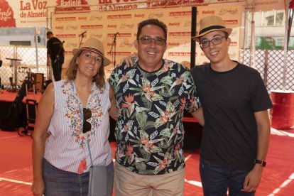 Irene, Cristóbal y Ángel.