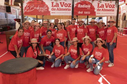 La Charanga de La Voz hizo las delicias de quienes disfrutaban en el ambigú