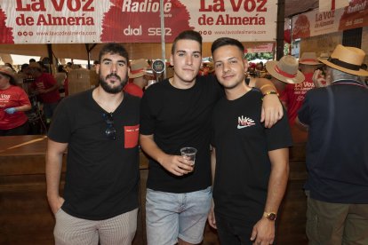 Cristian, Juan Carlos y Juan.