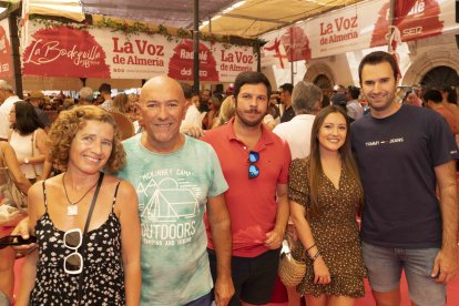 María José Daureo, José Manuel Rodríguez, José Manuel Rodríguez hijo, Nieves López y Rubén Rodríguez.