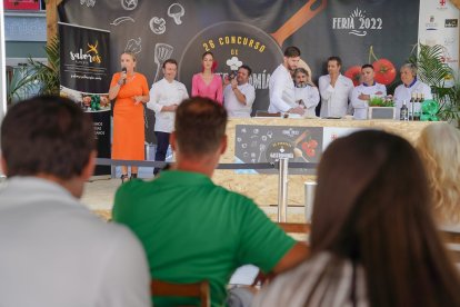 Los cocineros almerienses de la Asociación Eurotoques protagonizan el showcooking de la Feria.