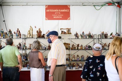 También hubo hueco para piezas tradicionales del belenes de navidad.