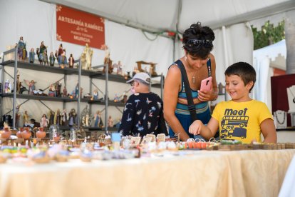 Los más pequeños también disfrutaron de la mañana de la inauguración de la feria.