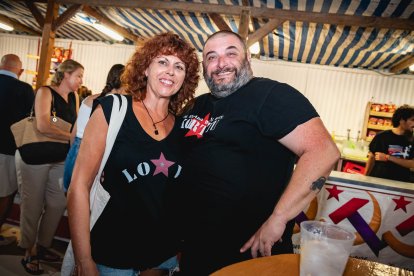 Paqui y Marcos han venido desde Galicia para disfrutar de una gran Feria de Almería.