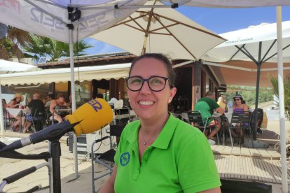 Milagros Carretero, geóloga y coordinadora de la Geoda de Pulpí.