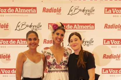 Ana Fuentes, Rosalía Navarro y Silvia Martín.
