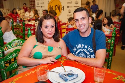 Cristian y Silvia, juntos en La Pita. 