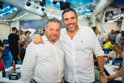 Juanjo Alonso, Concejal de Economía junto a Diego Cruz, Concejal de Cultura.