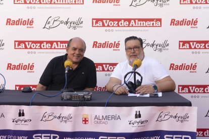 José María Gallart, presidente de Asopesca, junto Alfredo Casas en el Hoy por Hoy de La Voz