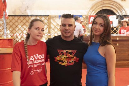 Egle, Ismael Ramos y Helena Sánchez