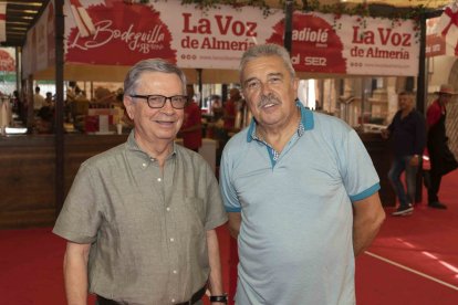 Antonio Pérez García y Juan Fernández, consejero delegado de La Voz