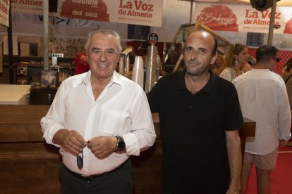 Miguel Guijarro, alcalde de Gérgal y Ángel Capel