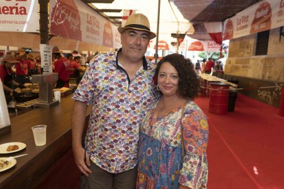 Desde Castellón han venido a disfrutar de sus vacaciones y de la Feria Mª Carmen y Vicente
