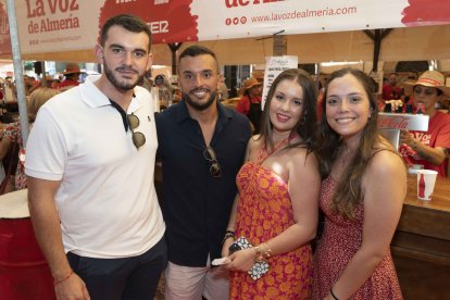 Rafa, Dani, María y Verónica.