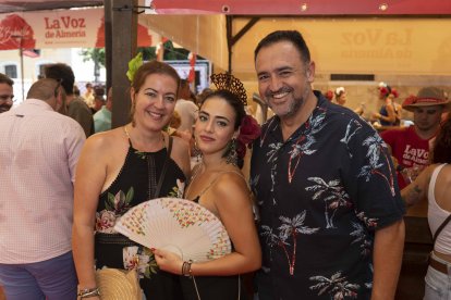 María Jesús, Marta y Miguel.