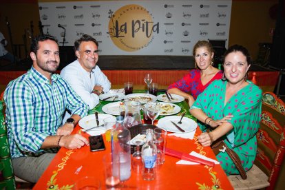 María Martín, Mar Góngora, Gracian Salmerón y Daniel Etreros