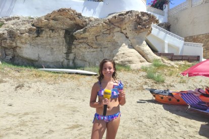 Inma Escobar gana un bono al parque acuático de Vera, Aquavera.