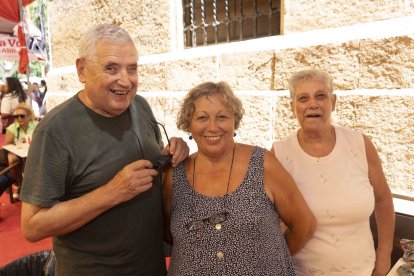 Desde Córdoba, como cada año, llegaron Pepe, Carmen y Sofía a disfrutar de la Feria y de la morcilla almeriense.