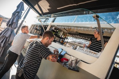 El servicio del ático HO en la tarde del domingo.