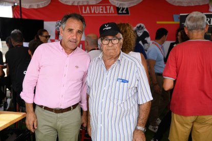 Juanjo Segura con una persona muy especial.