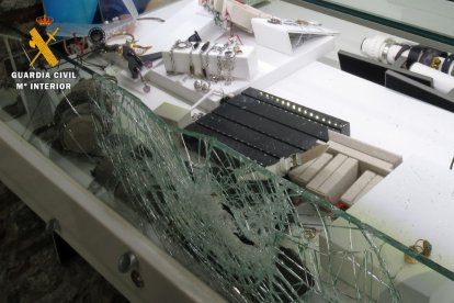 Imagen del lugar del robo.